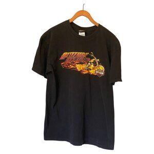 Harley Davidson Black S/S T-Shirt Men's XL Buffalo New York Attitude Included